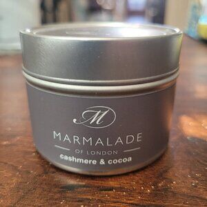 NWT Marmalade of London candle tin "cashmere & cocoa"